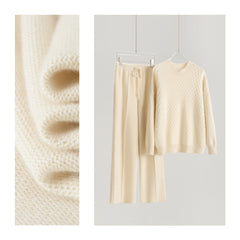 Round Neck Floral Pullover Trousers