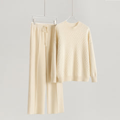 Round Neck Floral Pullover Trousers