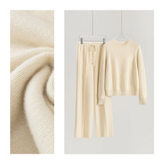 Thickened Round Neck Pullover Single-sided Casual Pants
