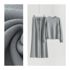 Thickened Round Neck Pullover Single-sided Casual Pants
