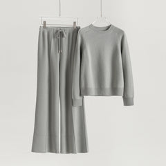 Thickened Round Neck Pullover Single-sided Casual Pants