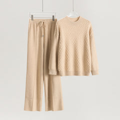 Round Neck Floral Pullover Trousers
