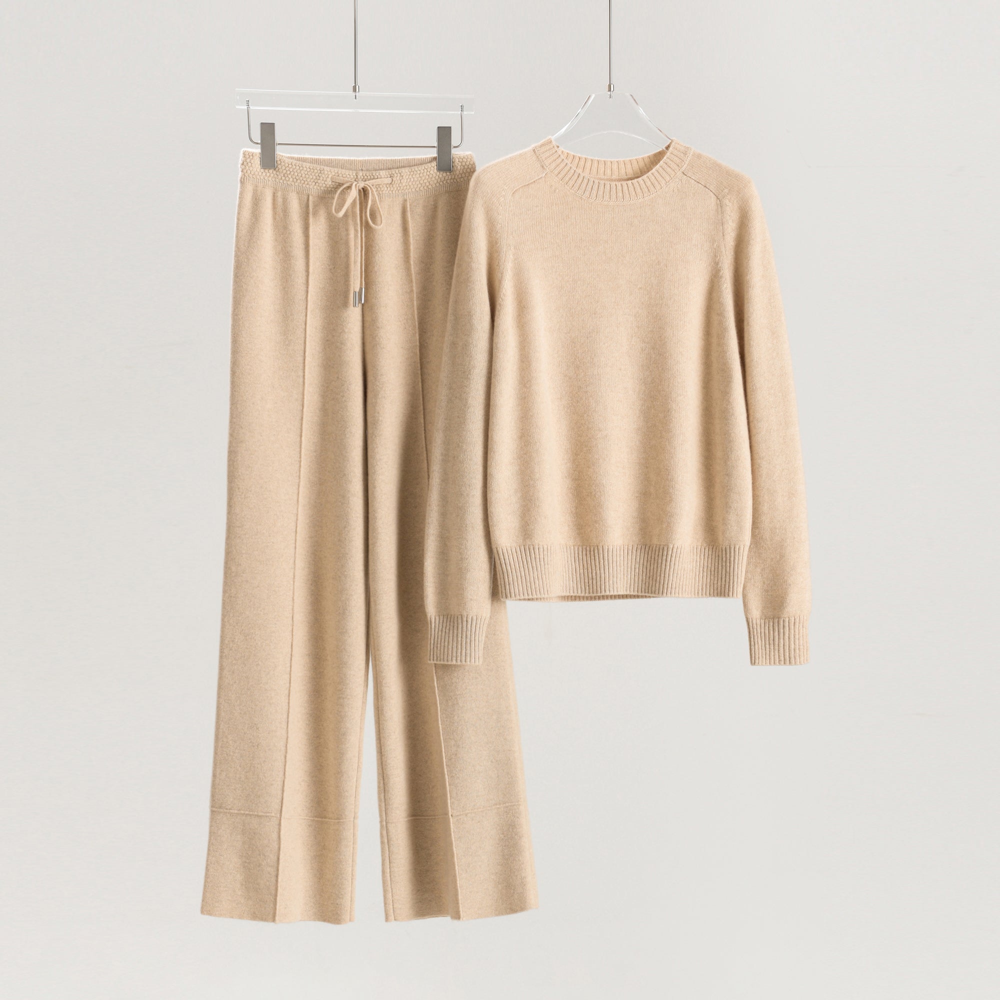 Thickened Round Neck Pullover Single-sided Casual Pants
