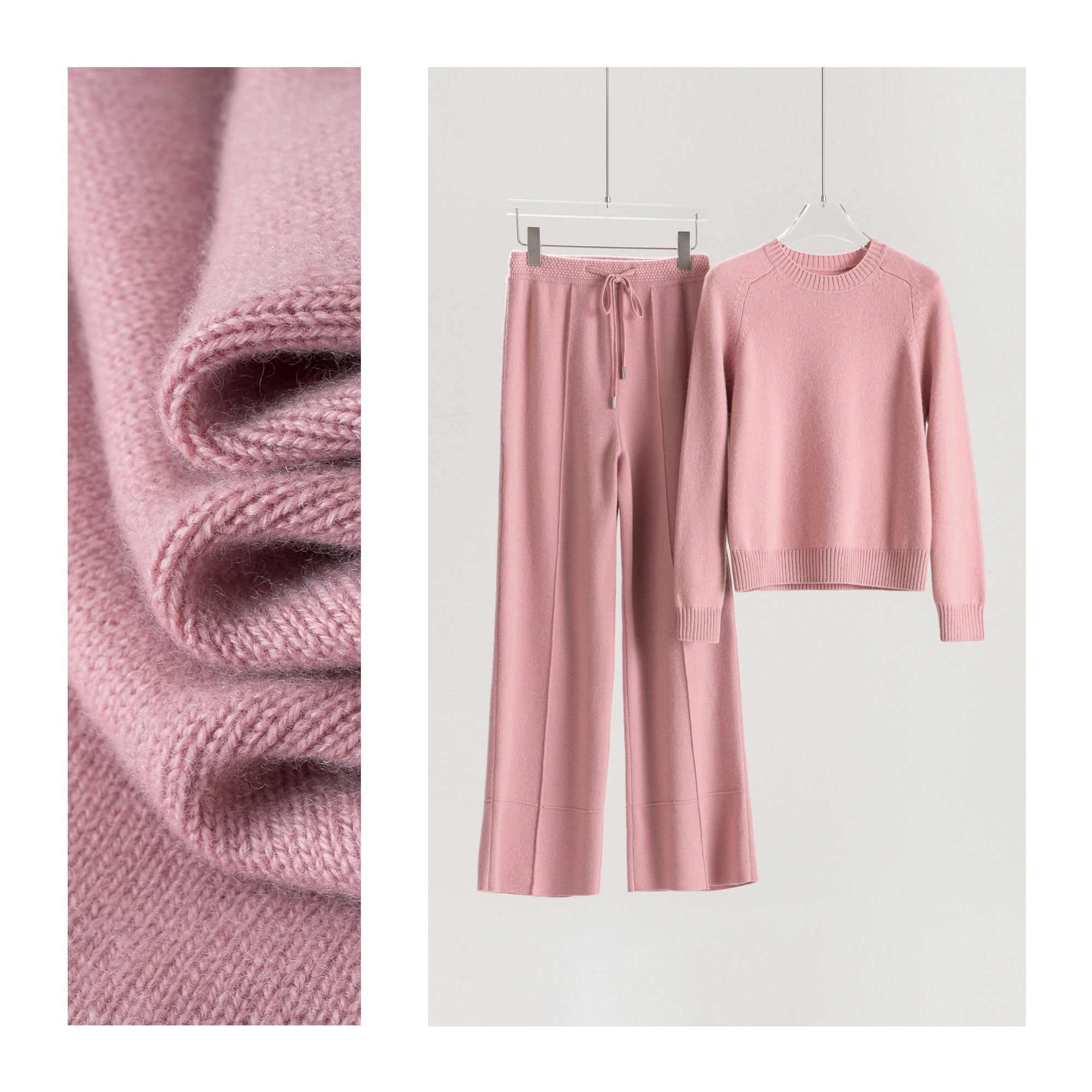 Thickened Round Neck Pullover Single-sided Casual Pants