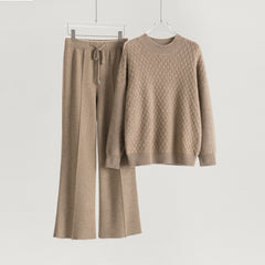 Round Neck Floral Pullover Trousers