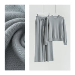 Round Neck Pullover Single-sided Casual Pants