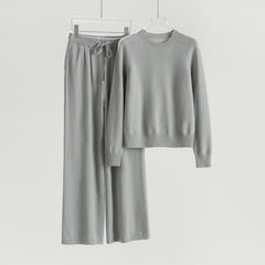 Round Neck Pullover Single-sided Casual Pants