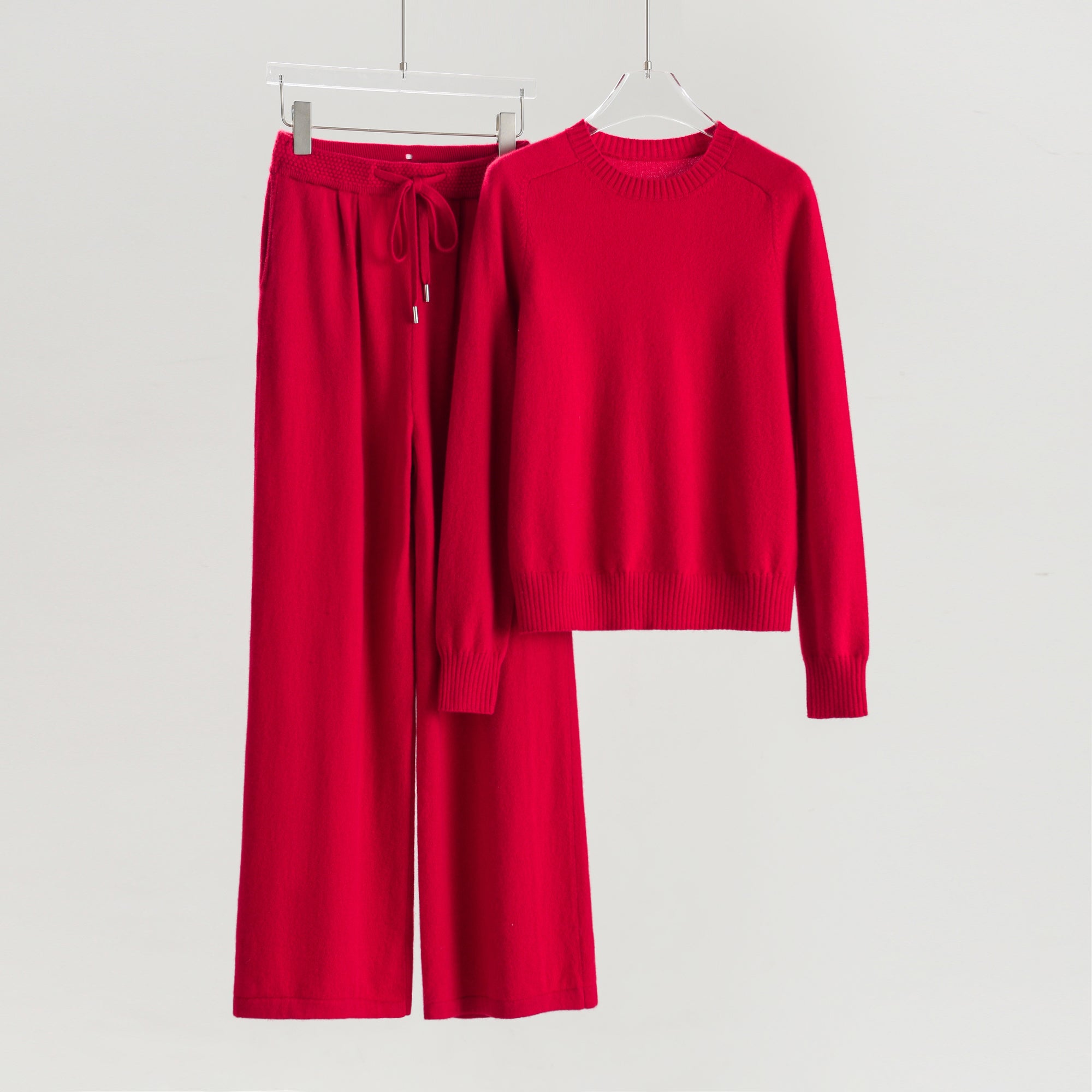 Round Neck Pullover Single-sided Casual Pants