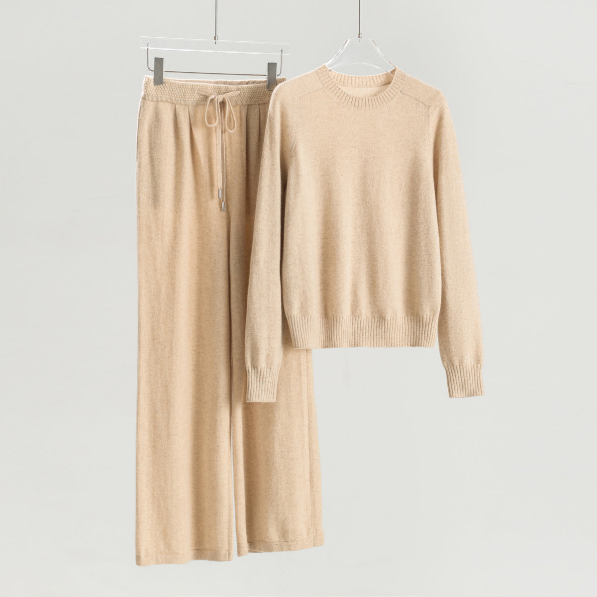 Round Neck Pullover Single-sided Casual Pants