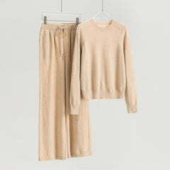 Round Neck Pullover Single-sided Casual Pants