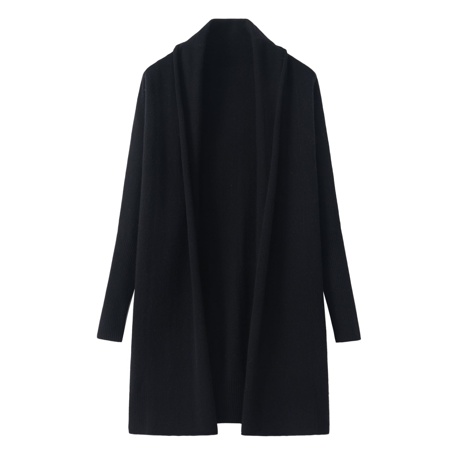 Mid-length Cashmere Cardigan Coat