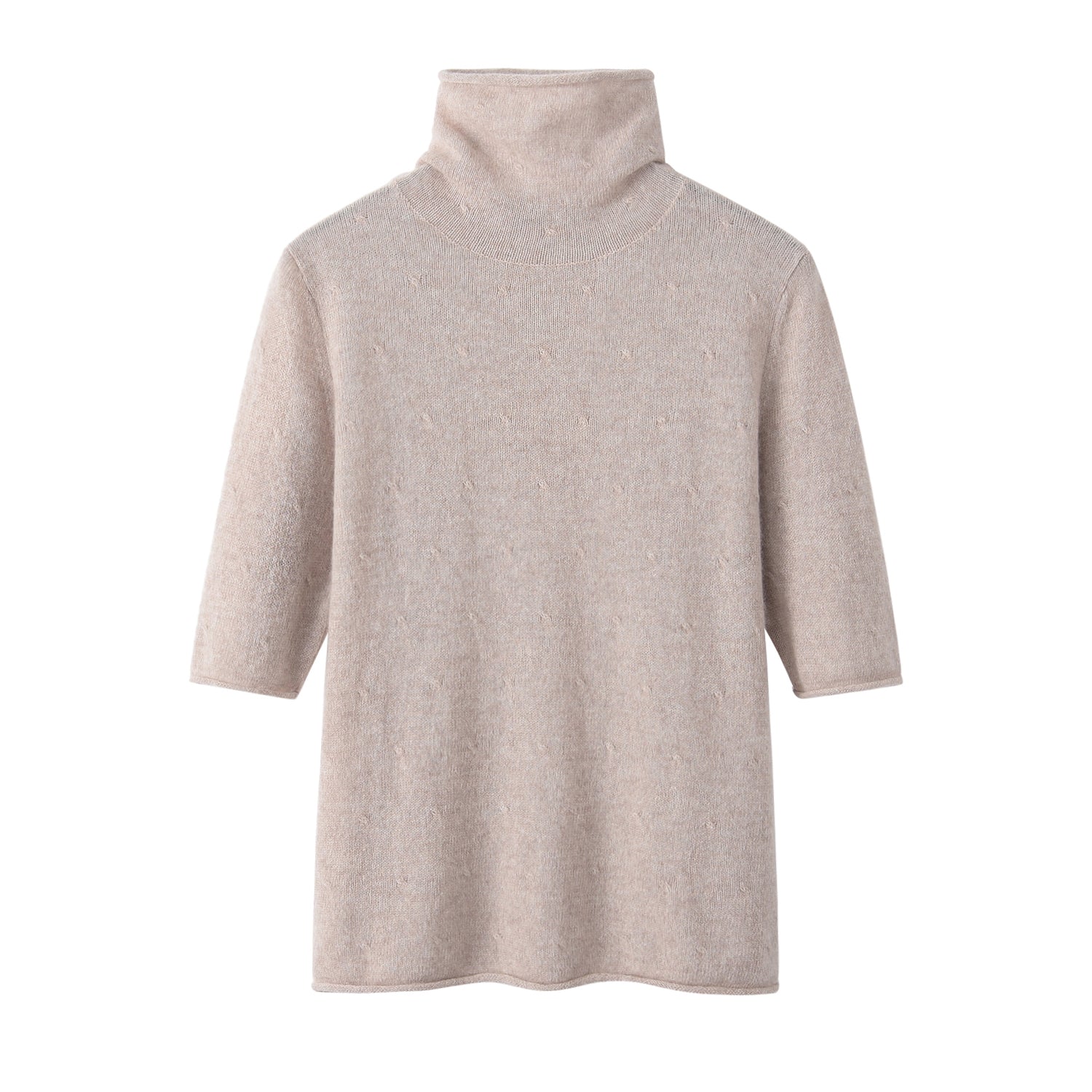 Short Sleeves With Small Twisted Collar