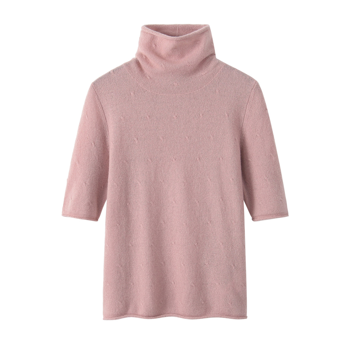 Short Sleeves With Small Twisted Collar