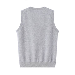 Children Round Neck Jacquard waistcoat