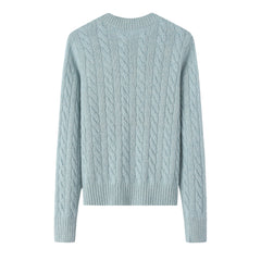 Crew Neck Cable Pullover
