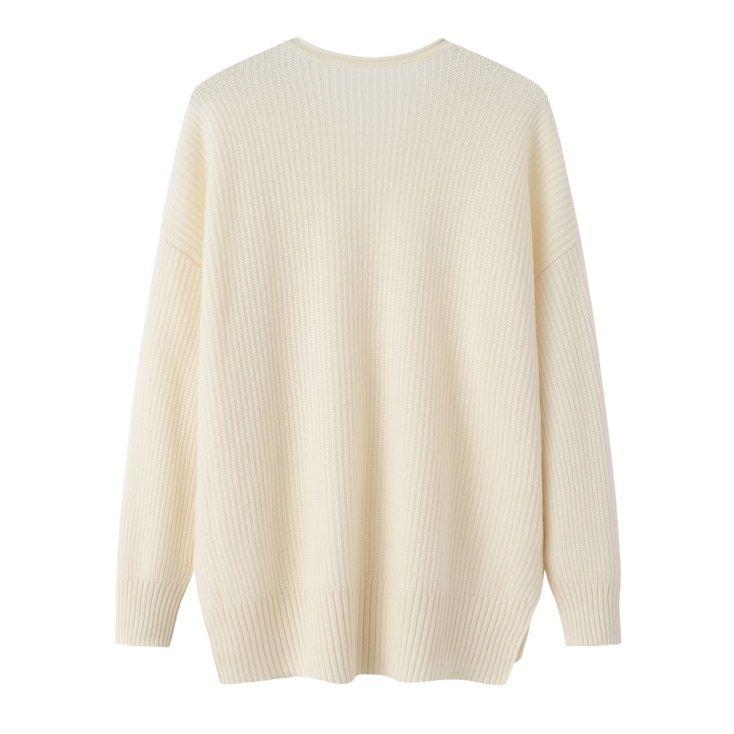 V-neck Single-line Fringe Pullover