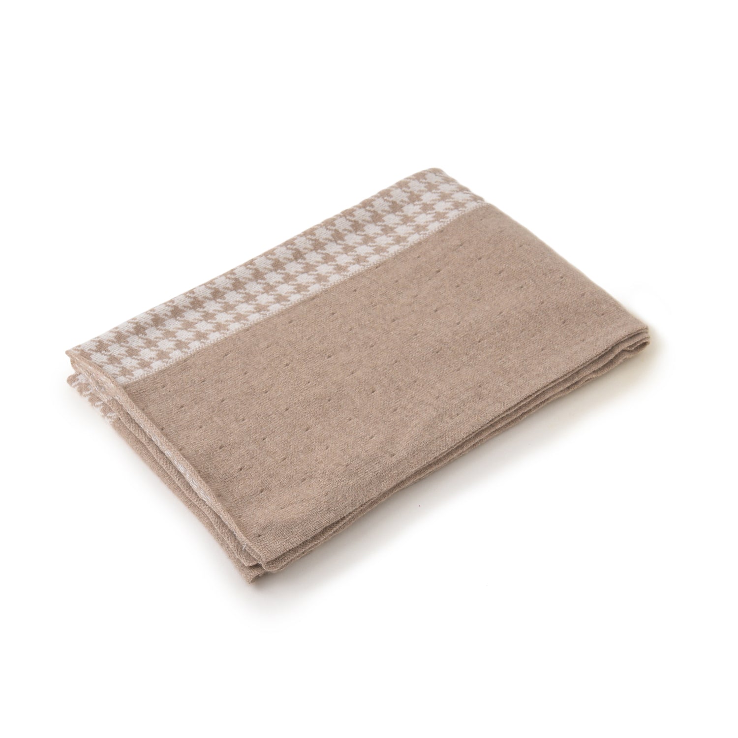 Plaid Cashmere Scarf Shawl