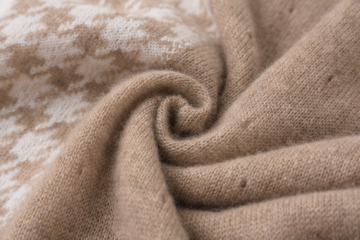 Plaid Cashmere Scarf Shawl