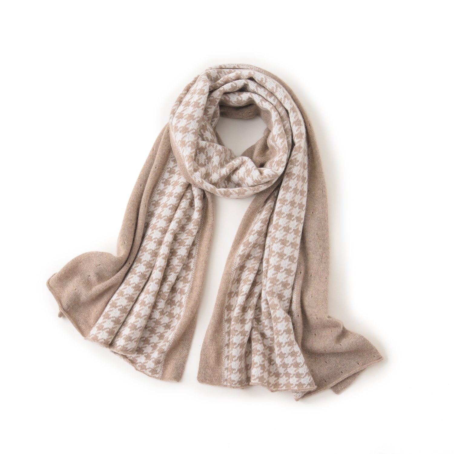 Plaid Cashmere Scarf Shawl