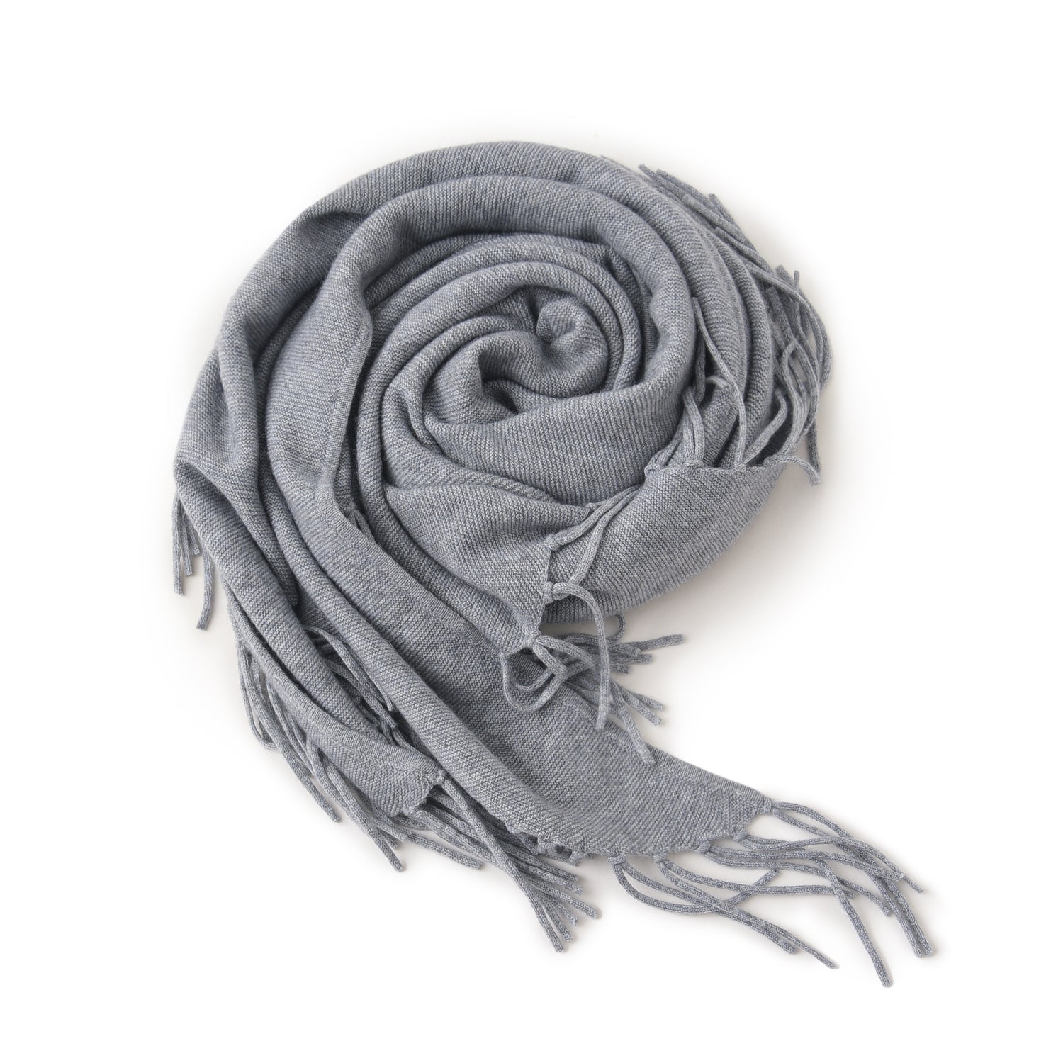 Double Reverse Stitch Tassel Shawl