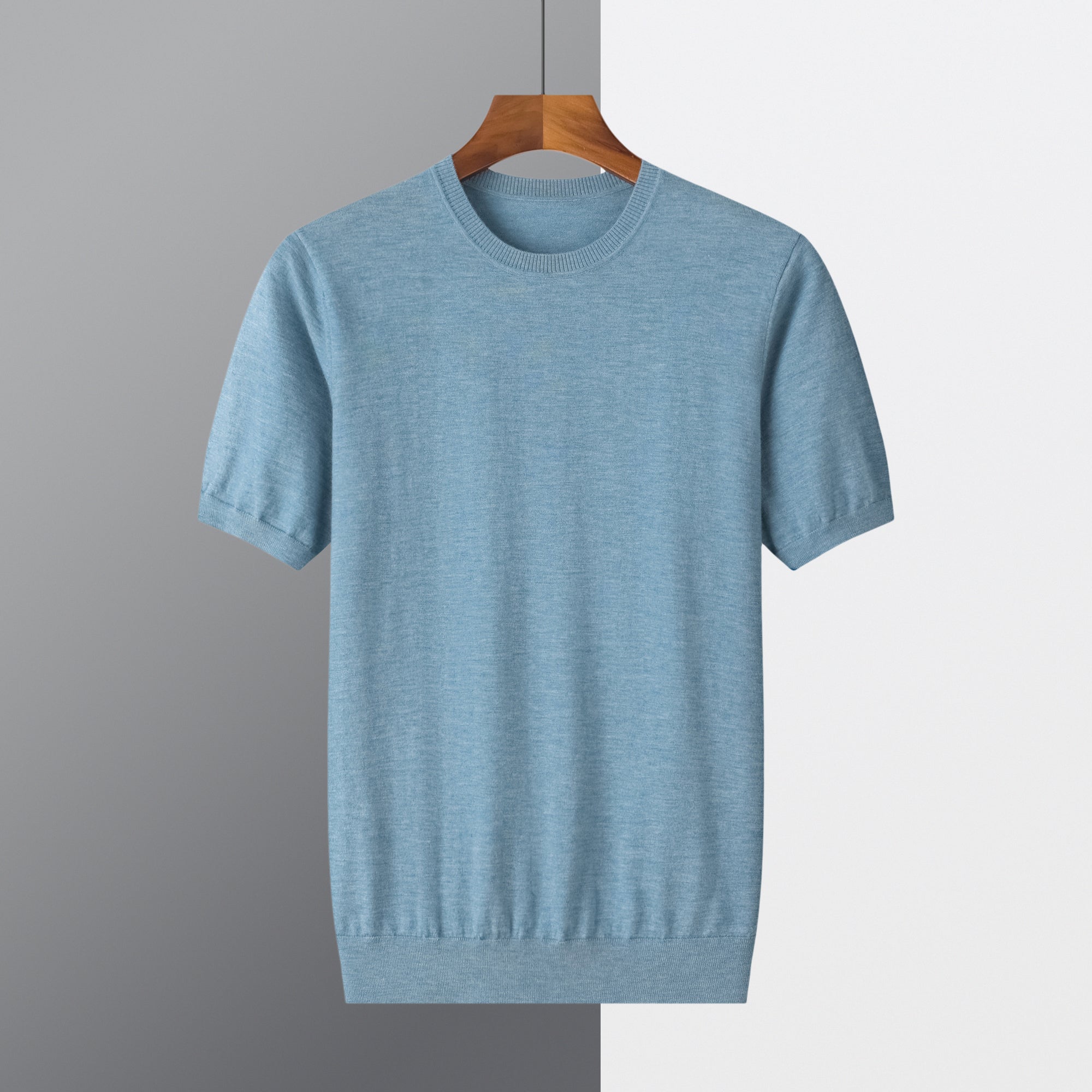 Round Neck Short Sleeves