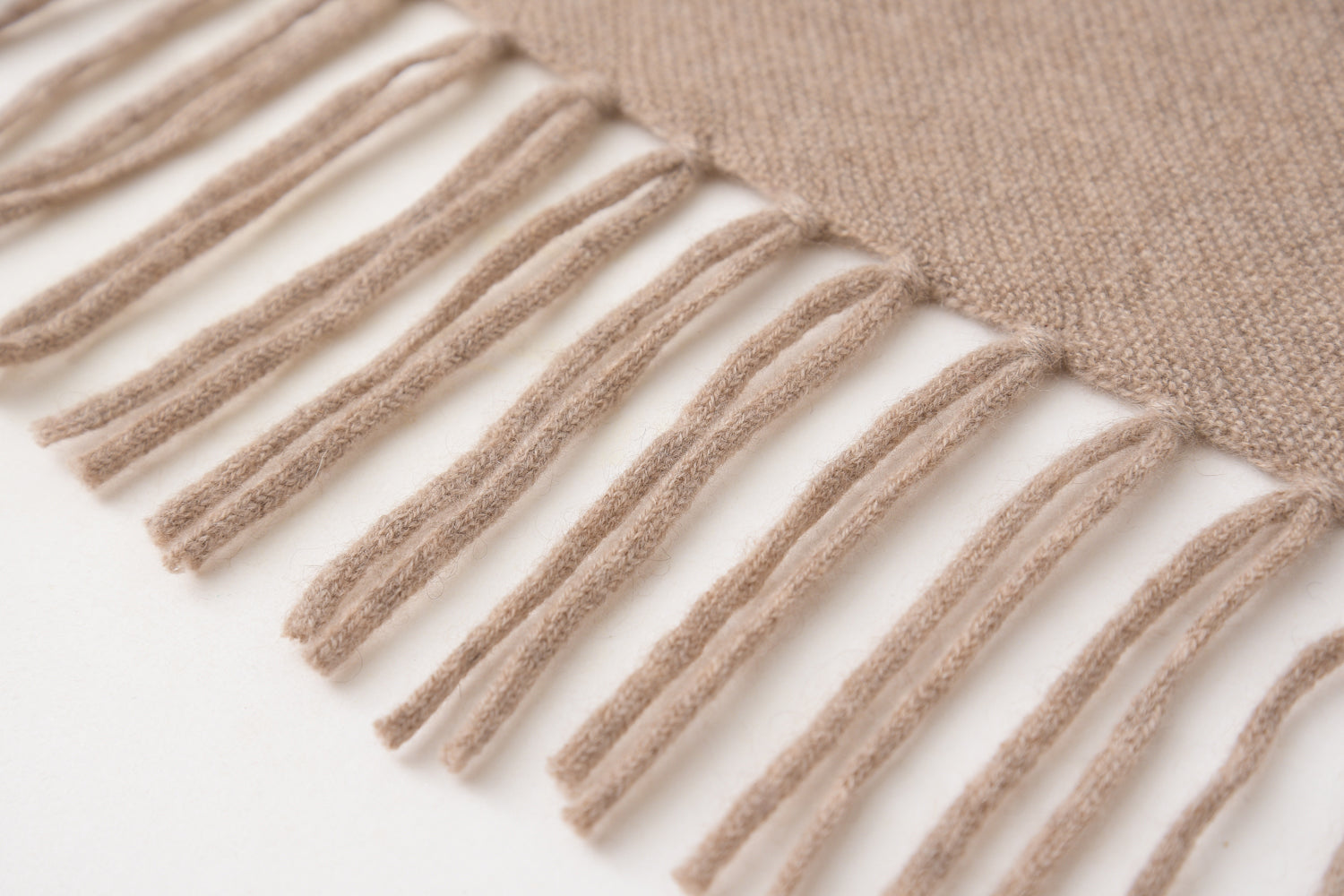 Double Reverse Stitch Tassel Shawl