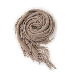Double Reverse Stitch Tassel Shawl