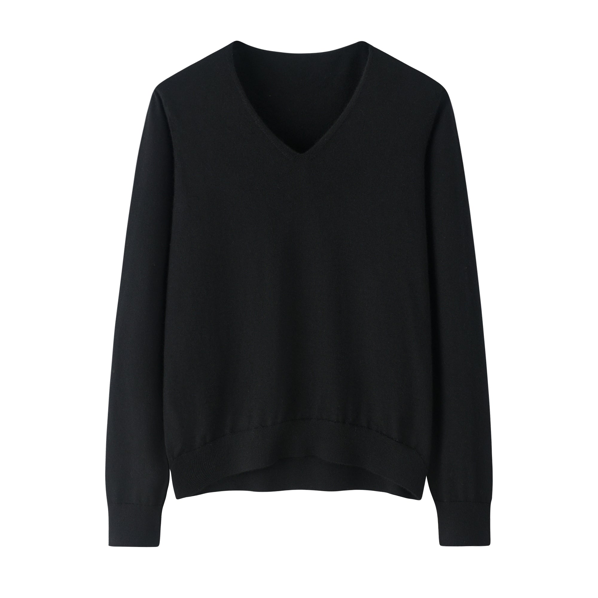 Worsted V-neck Pullover