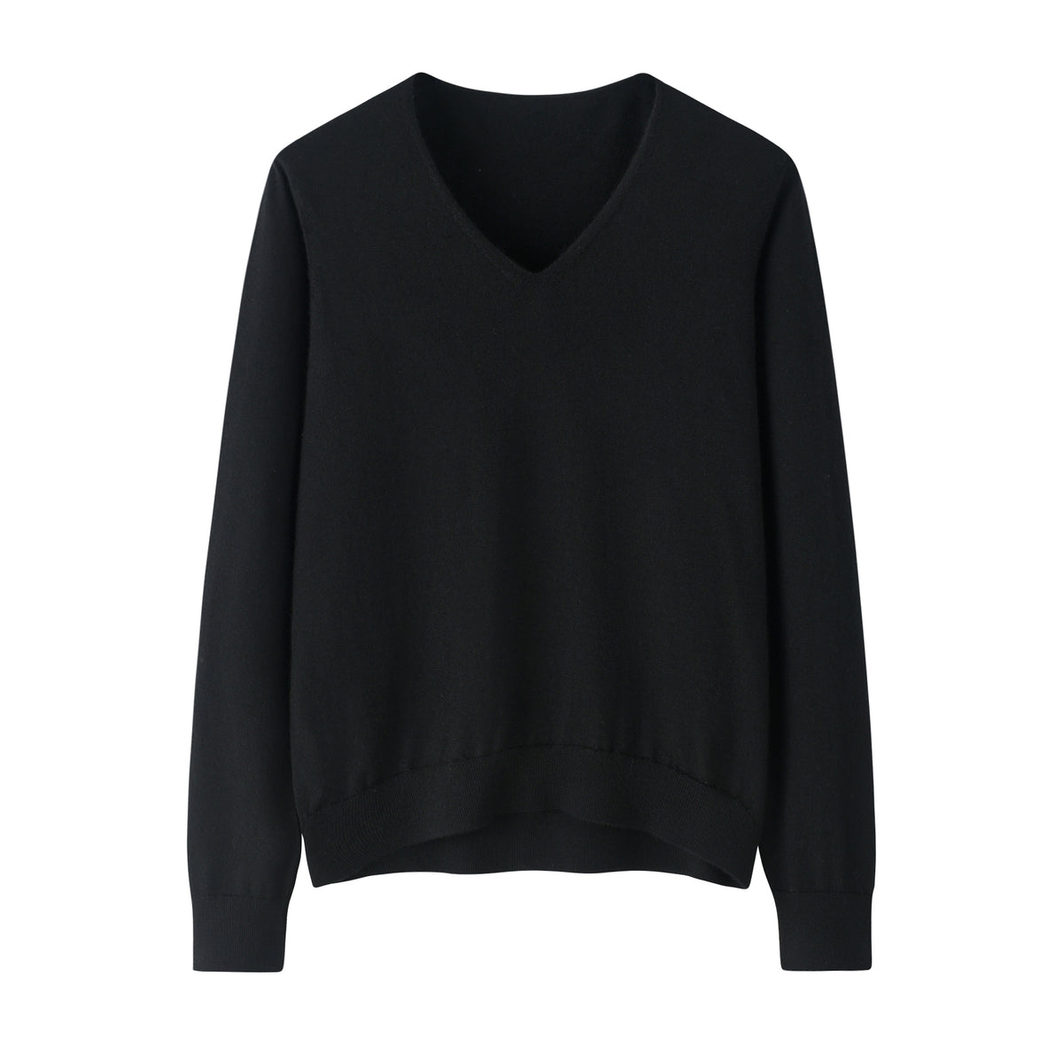 Worsted V-neck Pullover