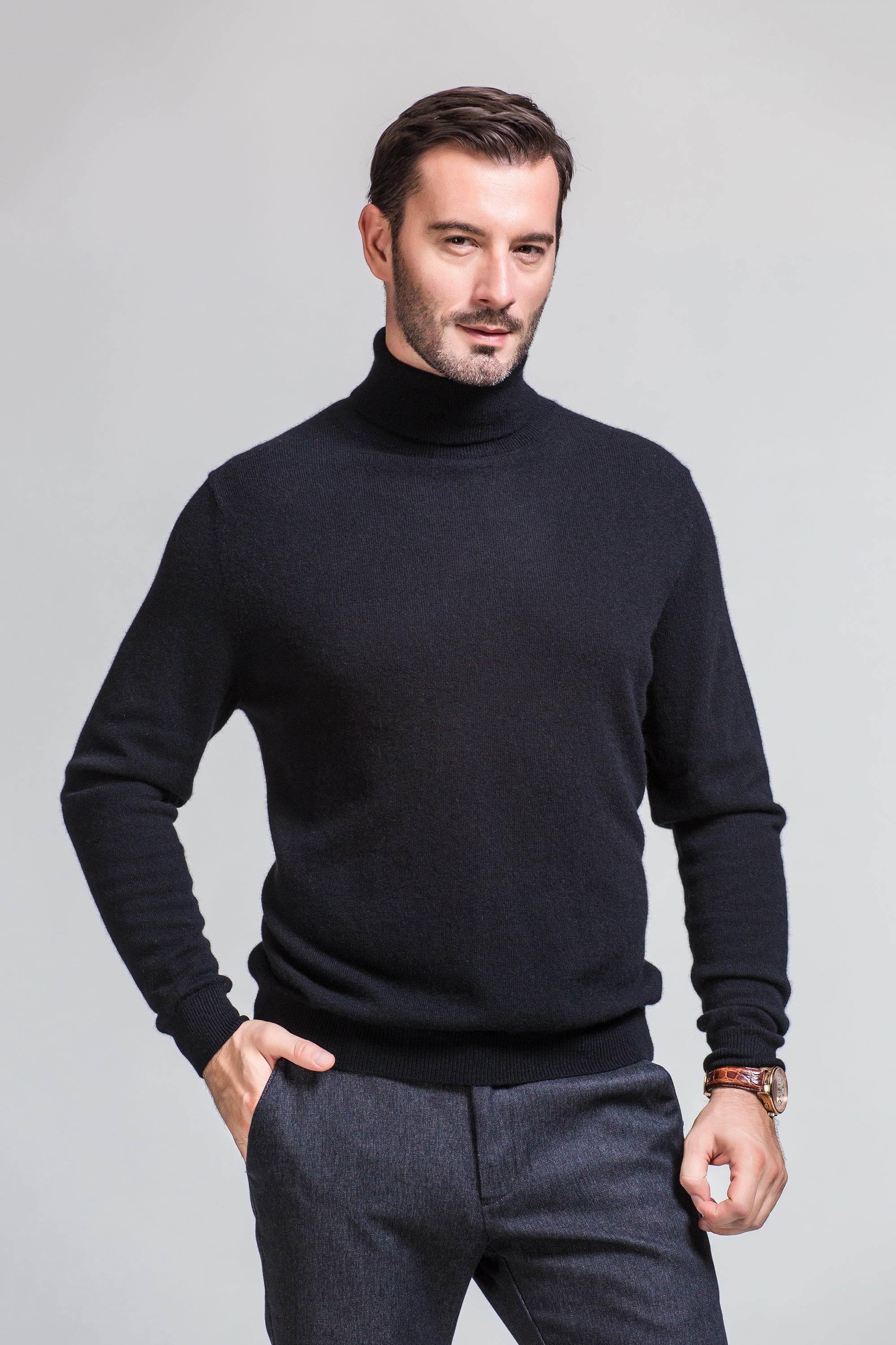 High Collar Cashmere Sweater