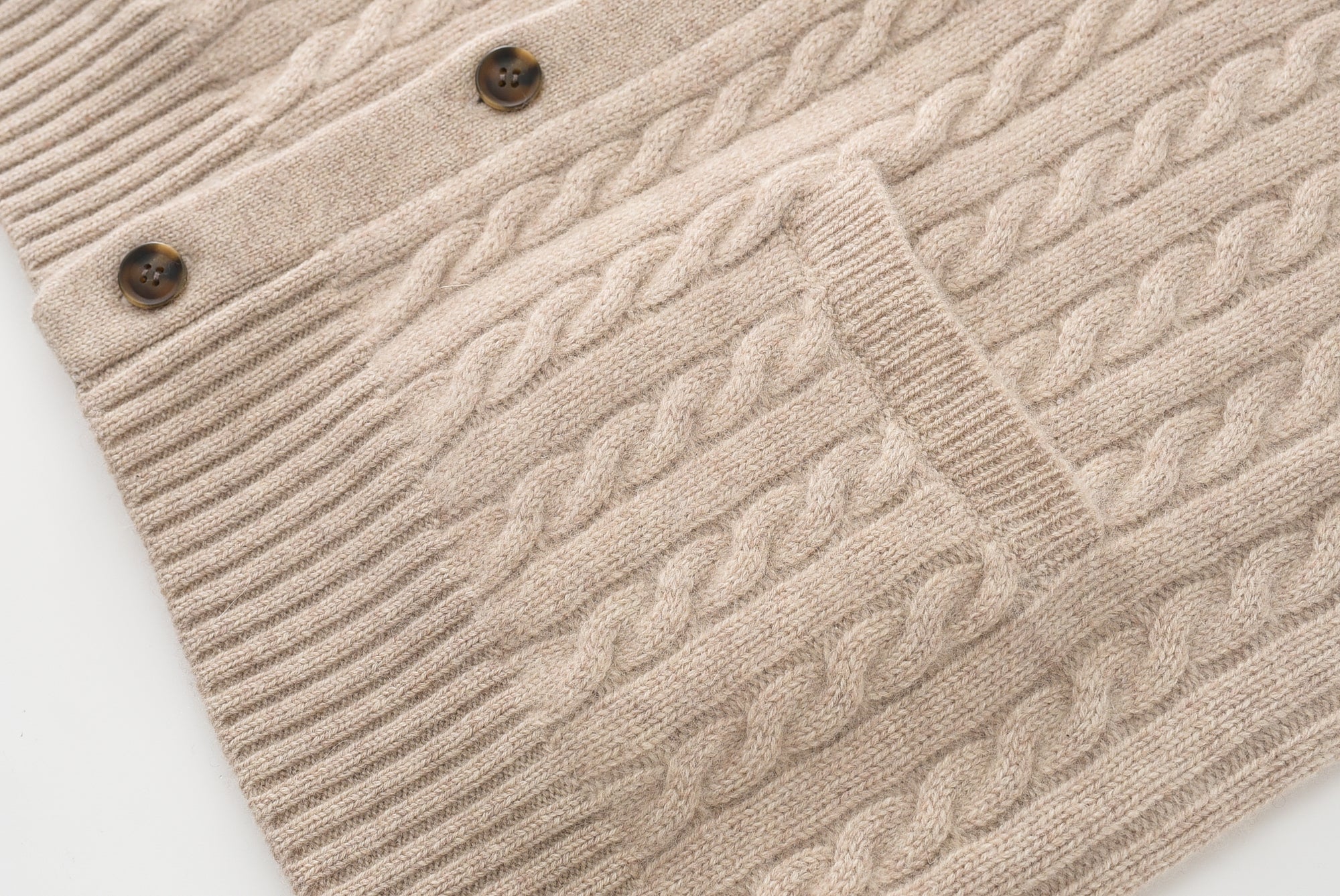 Shawl Collar Thick Cardigan