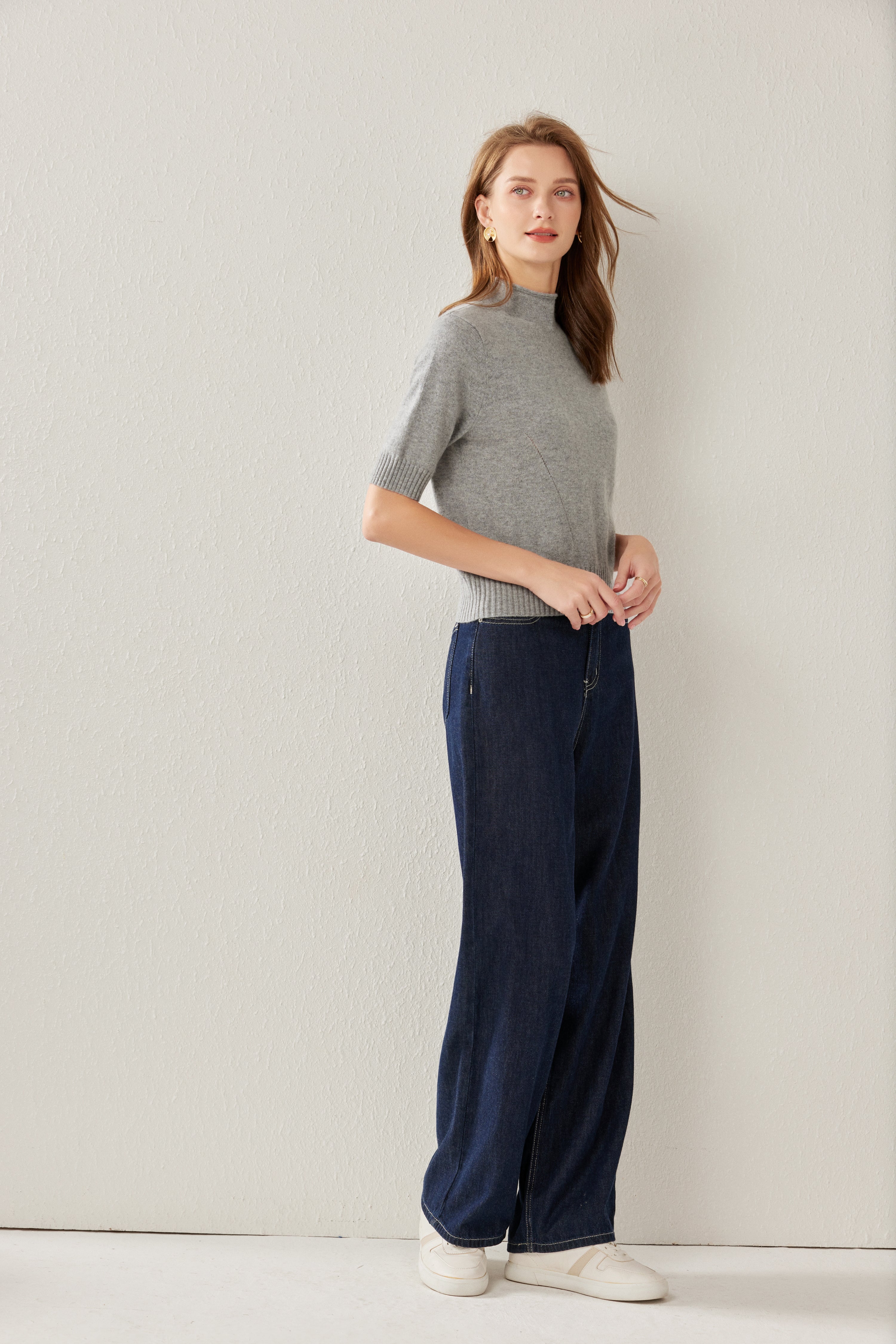Mock Neck Pullover