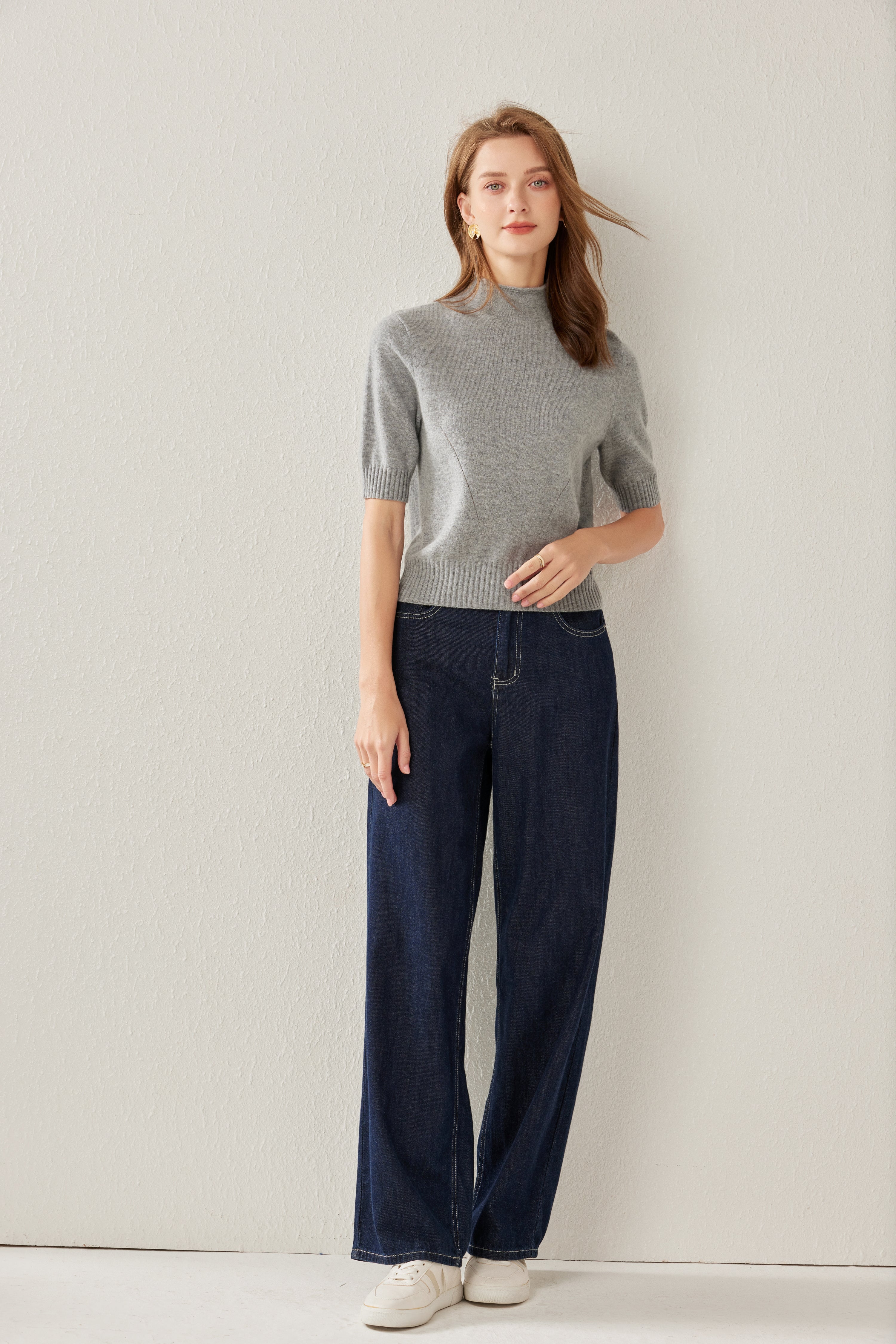 Mock Neck Pullover