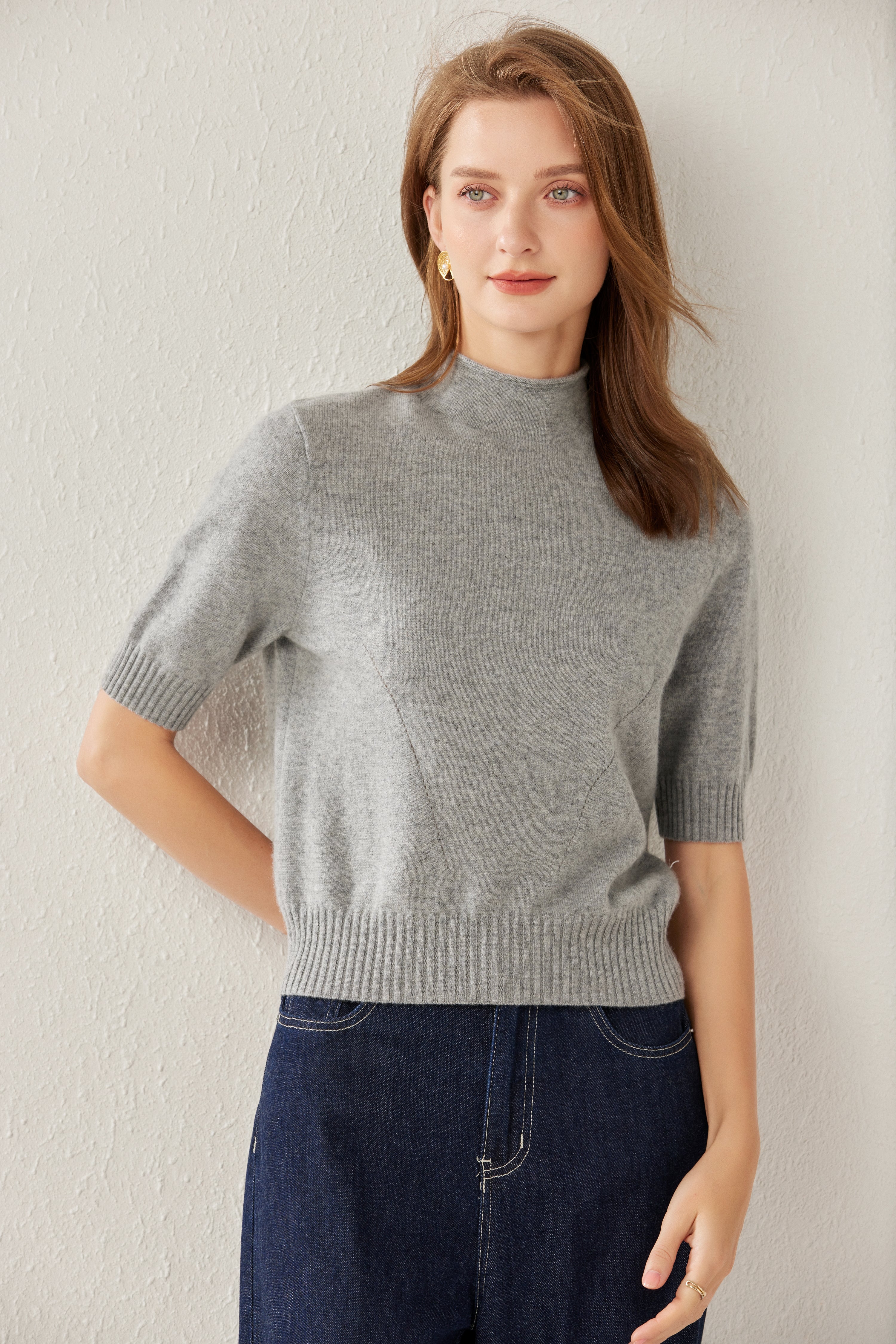 Mock Neck Pullover